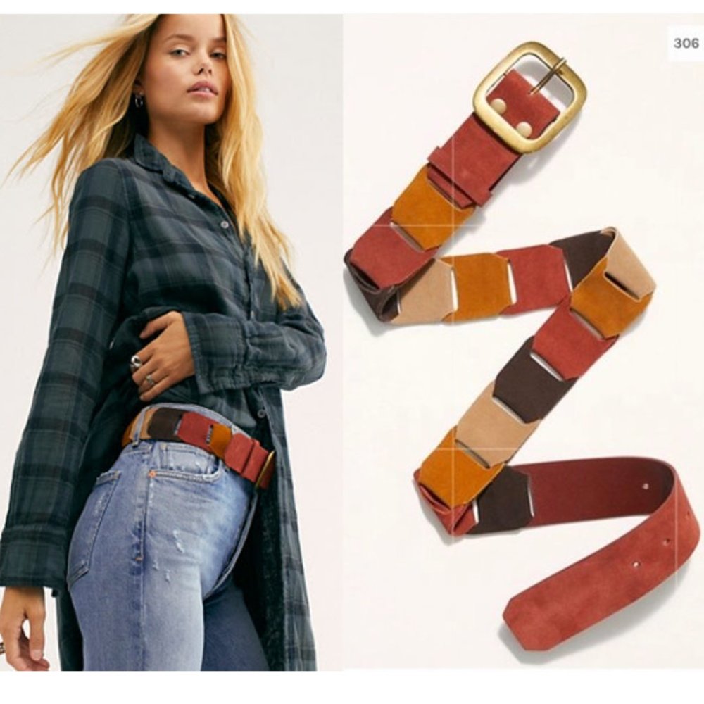 Free People Joplin Suede Belt